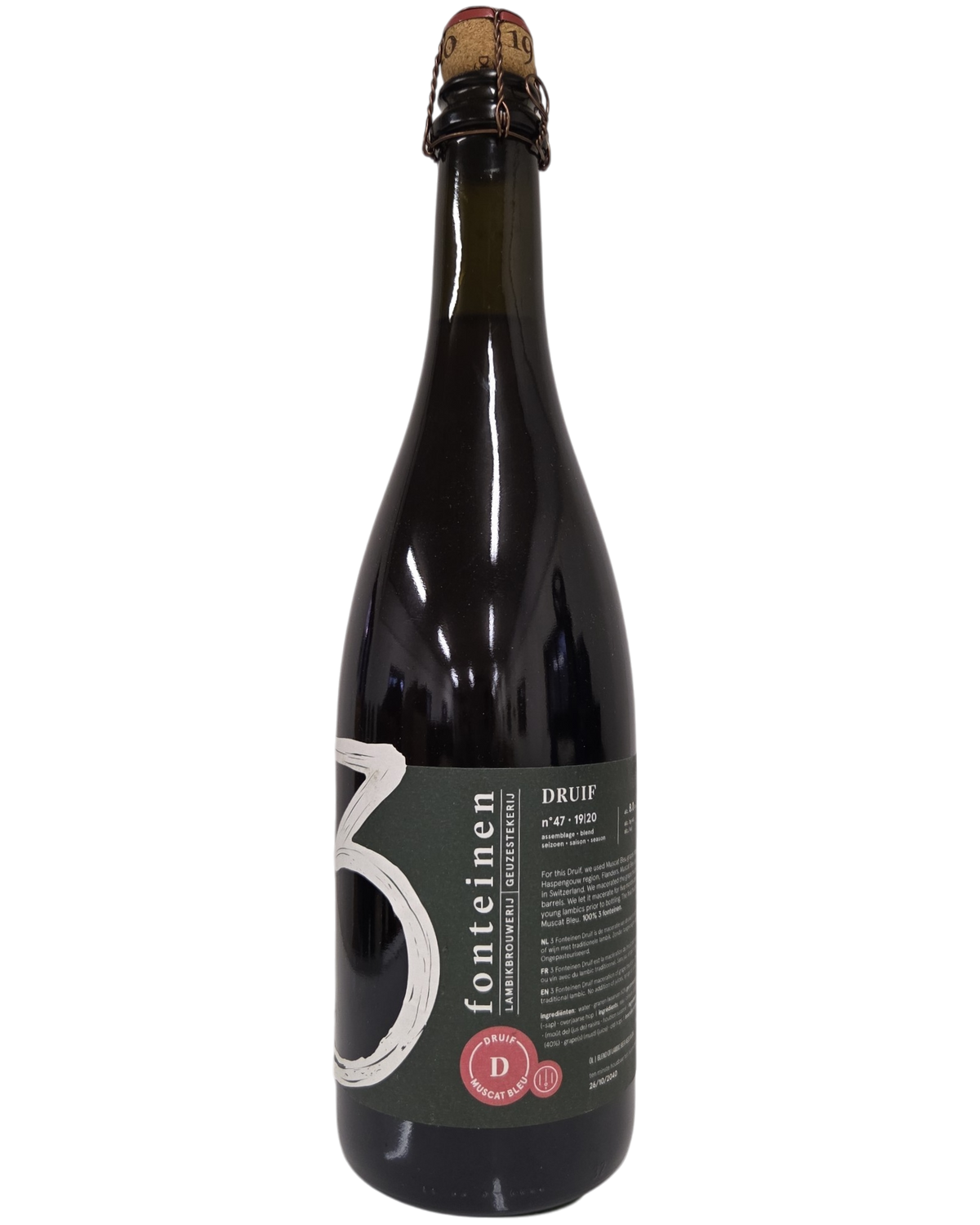 3 Fonteinen Druif Muscat Bleu 8% 75cl