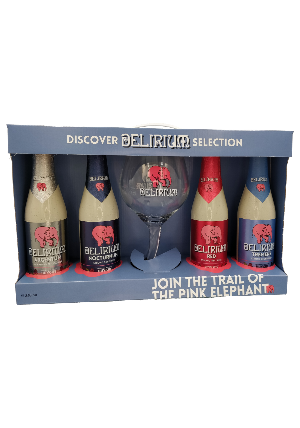 Delirium Discovery Box 4x33cl + glas