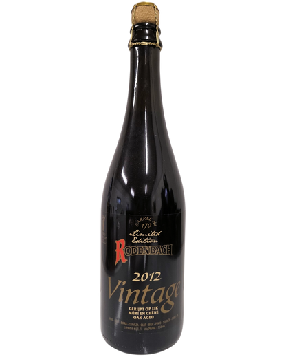 Rodenbach Vintage Vertikal-Sæt (Årgang 2012–2016) 5x75cl + 1 glas